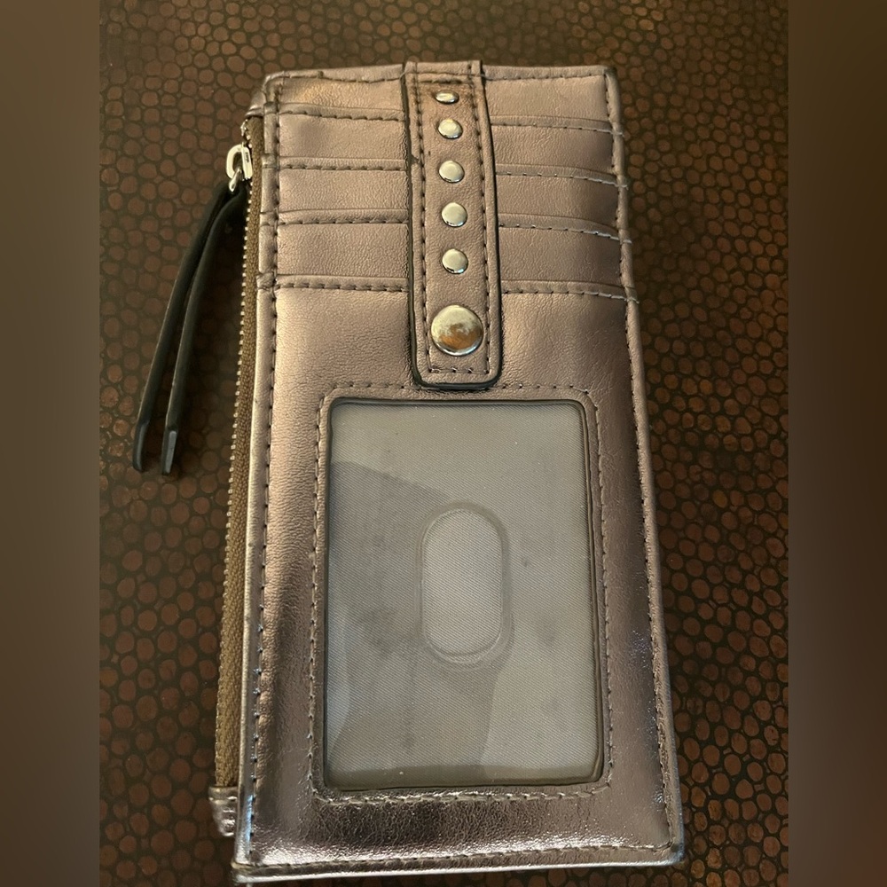 SOFT METALLIC COLORED THIN WALLET